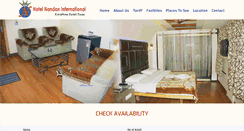 Desktop Screenshot of hotelnandaninternational.com